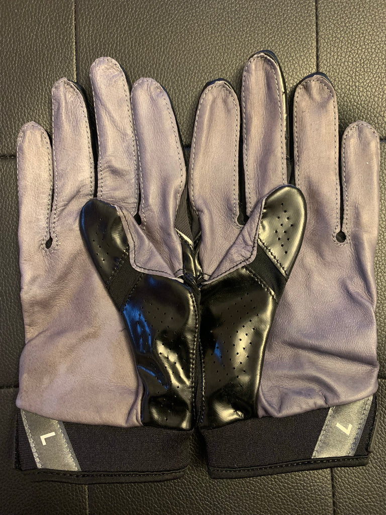 Nike leather football sale gloves