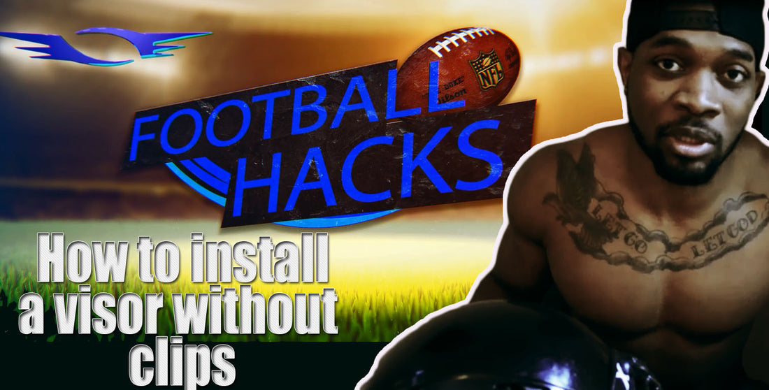 VIDEO: Football Hacks: Missing Visor Clips? Don't worry, we have a hack for that!