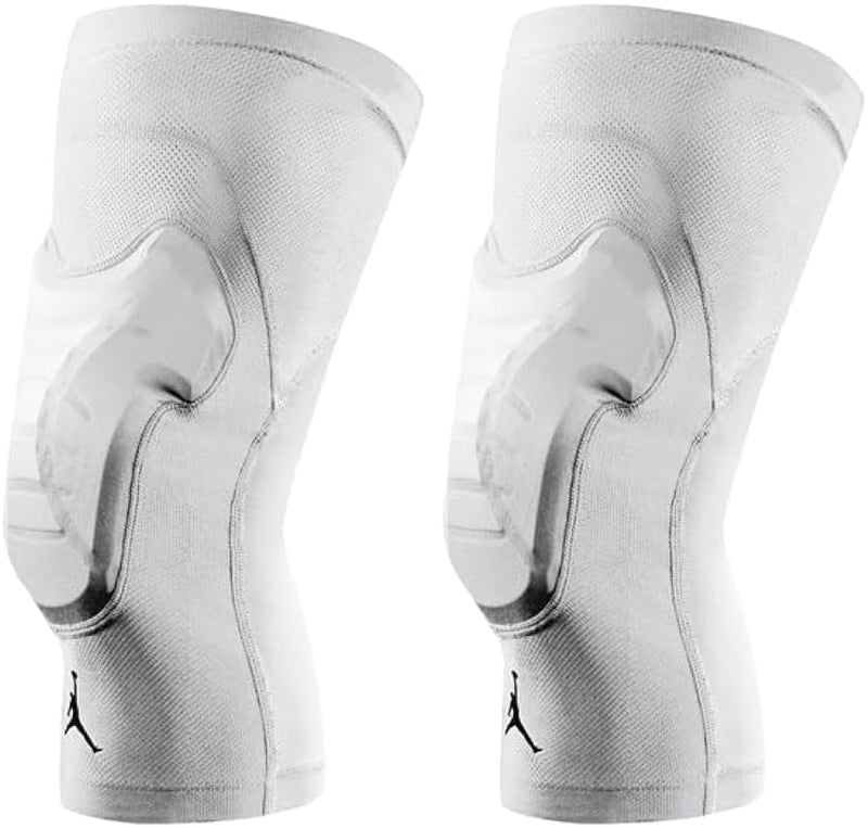 Nike Men's Jordan Padded Knee Sleeve - White –