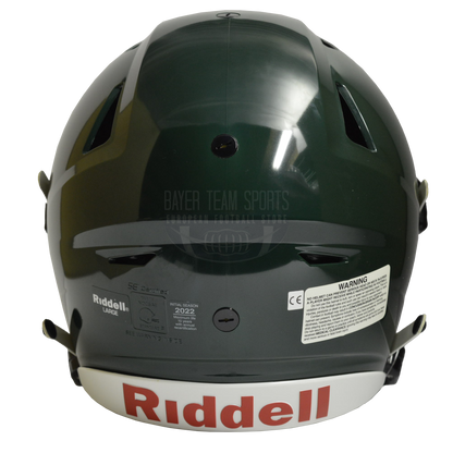 Riddell SpeedFlex Forrest Green High Gloss (Facemask + HardCup Chinstrap Included)