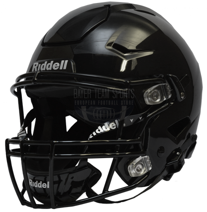 Riddell SpeedFlex Black (Facemask + HardCup Chinstrap Included)