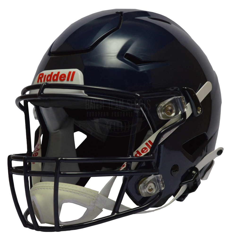 Riddell SpeedFlex Navy (Facemask + HardCup Chinstrap Included)