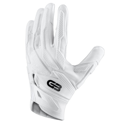 Grip Boost Raptor 2.0 White Padded Men's Football Gloves with Boost Plus Grip Technology