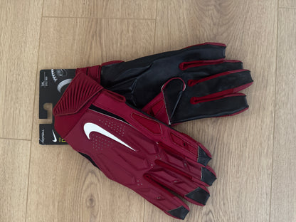 Nike D-Tack 6.0 Lineman Gloves (Maroon)