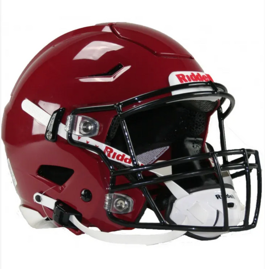 Riddell SpeedFlex Maroon (Facemask + HardCup Chinstrap Included)