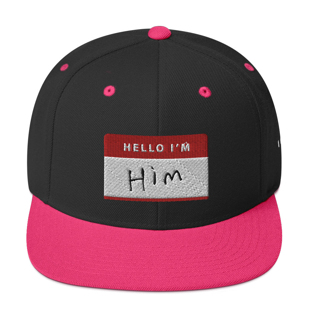 Hello, I'm Him- Snapback - www.SportsTakeoff.com