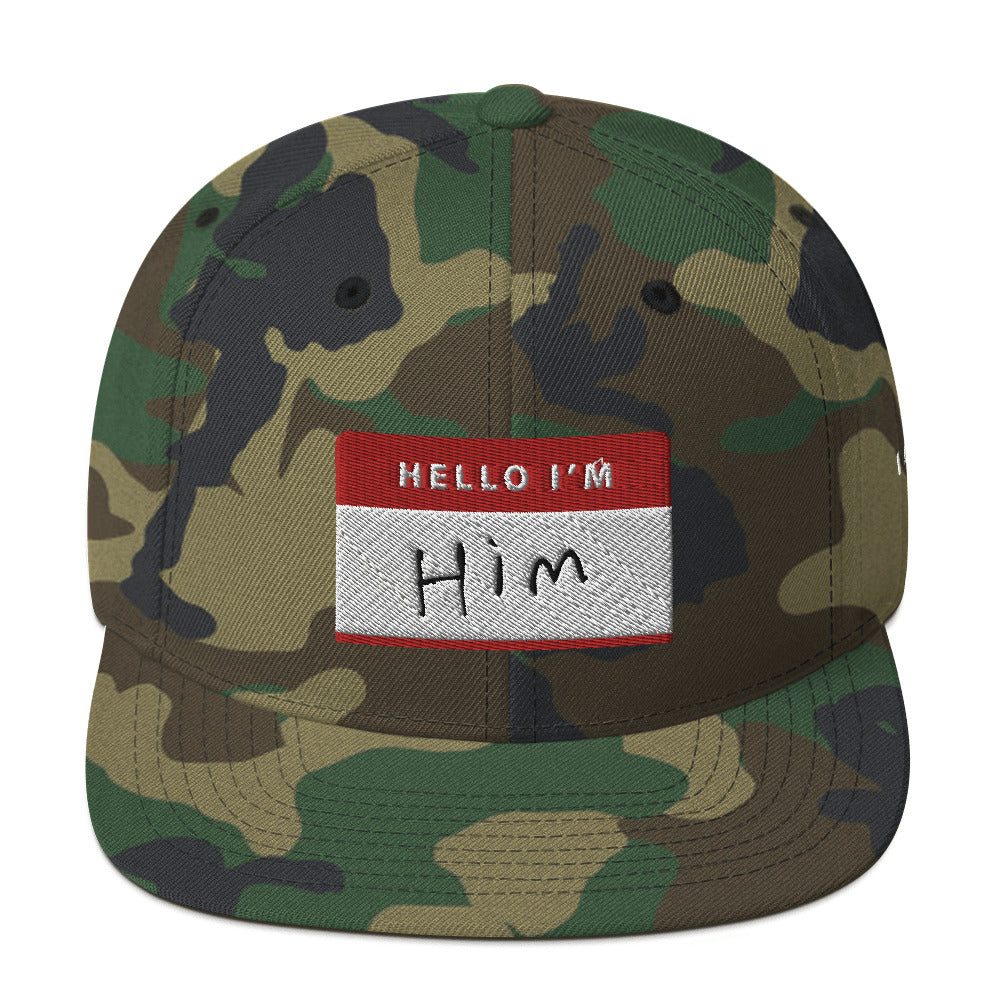 Hello, I'm Him- Snapback - www.SportsTakeoff.com