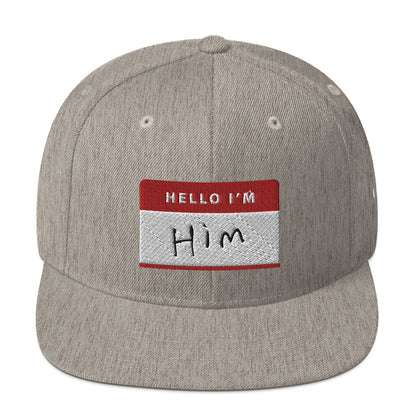 Hello, I'm Him- Snapback - www.SportsTakeoff.com