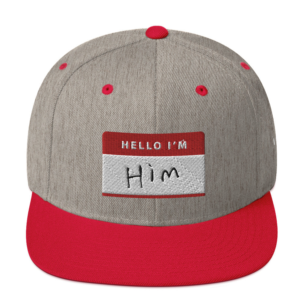 Hello, I'm Him- Snapback - www.SportsTakeoff.com