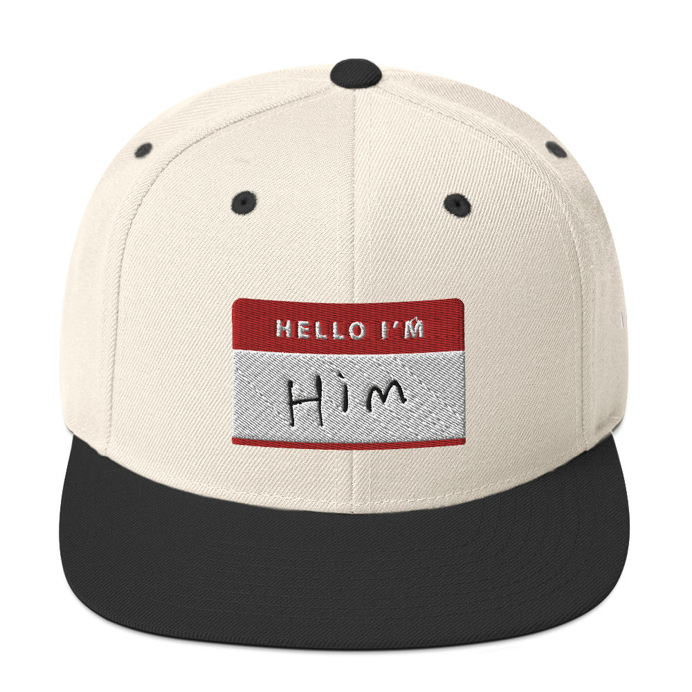 Hello, I'm Him- Snapback - www.SportsTakeoff.com