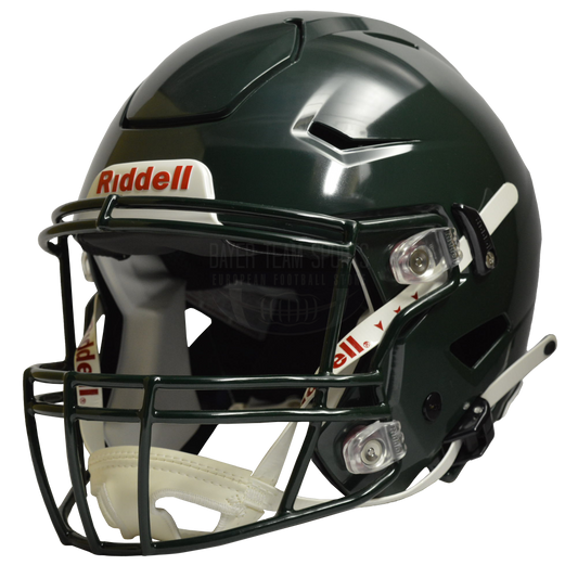 Riddell SpeedFlex Forrest Green High Gloss (Facemask + HardCup Chinstrap Included)