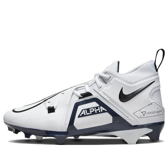 Nike Alpha Menace Pro 3 - White/Navy (US 10.5, 11, 12, 14) - www.SportsTakeoff.com