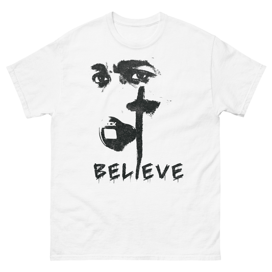 Believe - Unisex classic tee - www.SportsTakeoff.com