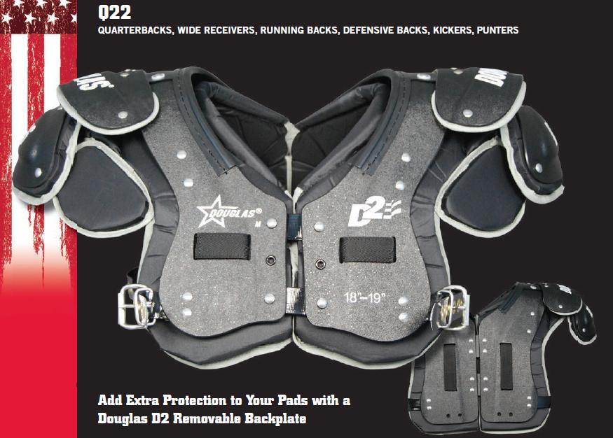 Douglas Destroyer 2 Shoulder Pads Q22 - www.SportsTakeoff.com